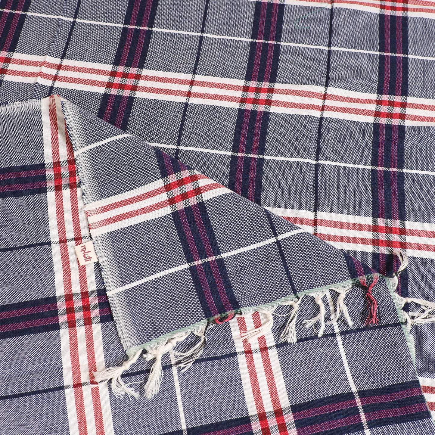 Handloom Cotton Single Bedsheet (90 x 60 in) 220