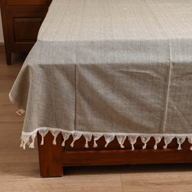 Handloom Cotton Single Bedsheet (90 x 60 in) 221