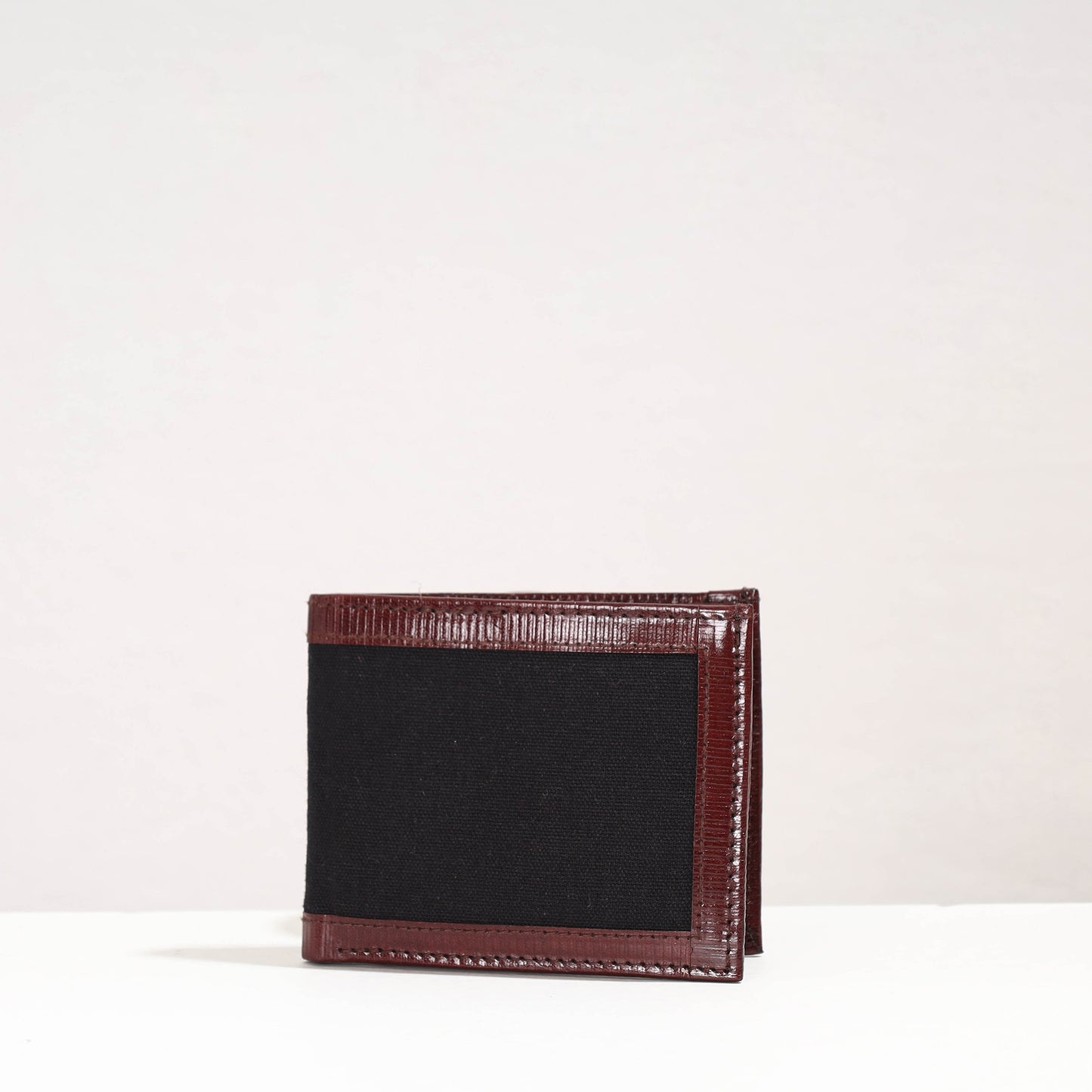 Handcrafted Canvas Cotton & Leather Wallet