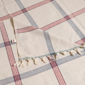 Handloom Cotton Single Bedsheet (90 x 60 in) 222