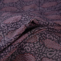 Bagh Hand Block Print Pure Handwoven Merino Wool Natural Dyed Fabric 11