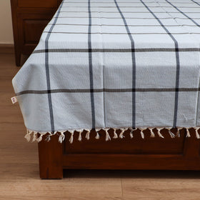 Handloom Cotton Single Bedsheet (90 x 60 in) 224