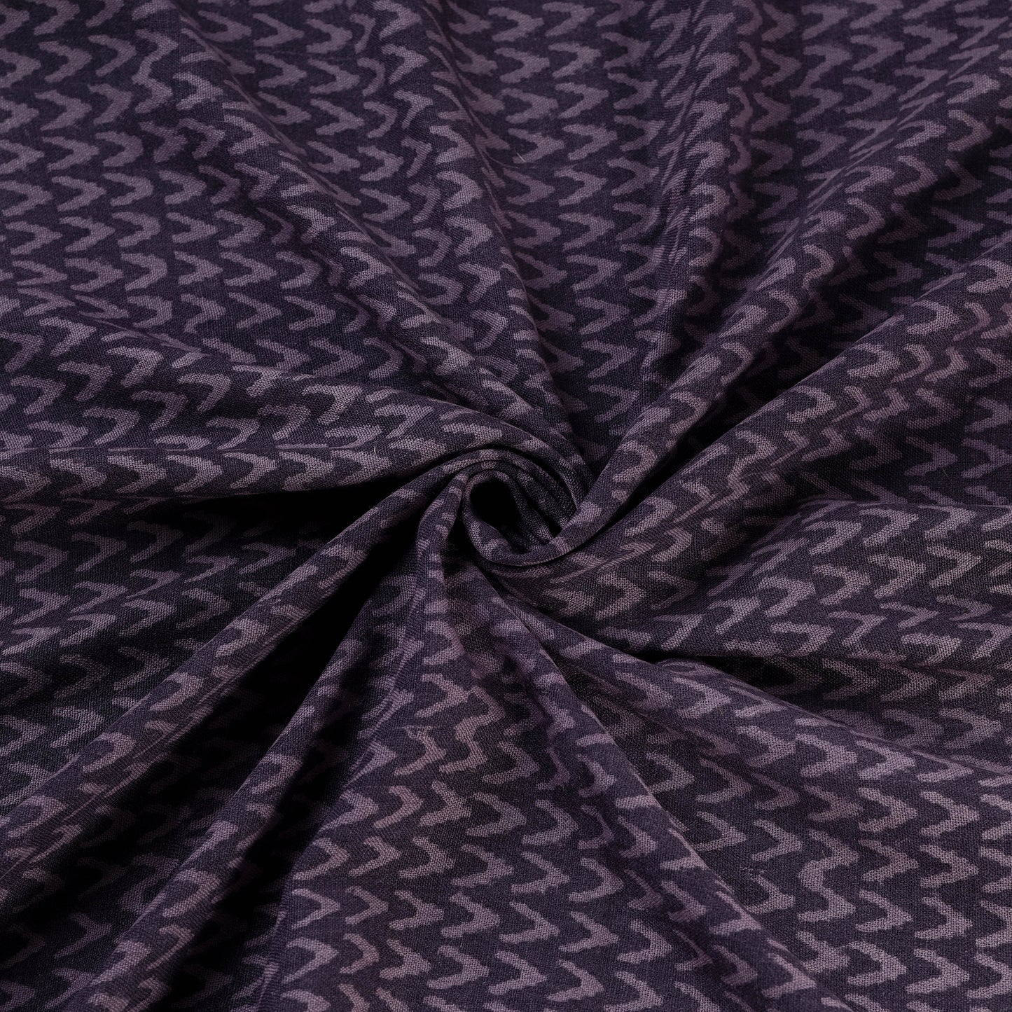 Bagh Hand Block Print Pure Handwoven Merino Wool Natural Dyed Fabric 10