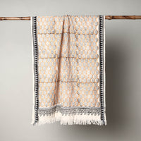 Block Printed Cotton Towel
