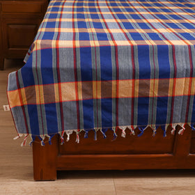 Handloom Cotton Single Bedsheet (90 x 60 in) 226