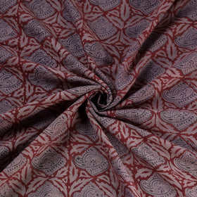 Bagh Hand Block Print Pure Handwoven Merino Wool Natural Dyed Fabric 12