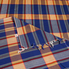 Handloom Cotton Single Bedsheet (90 x 60 in) 226