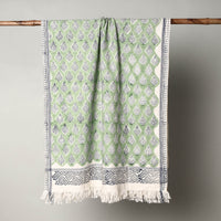 Block Printed Cotton Towel
