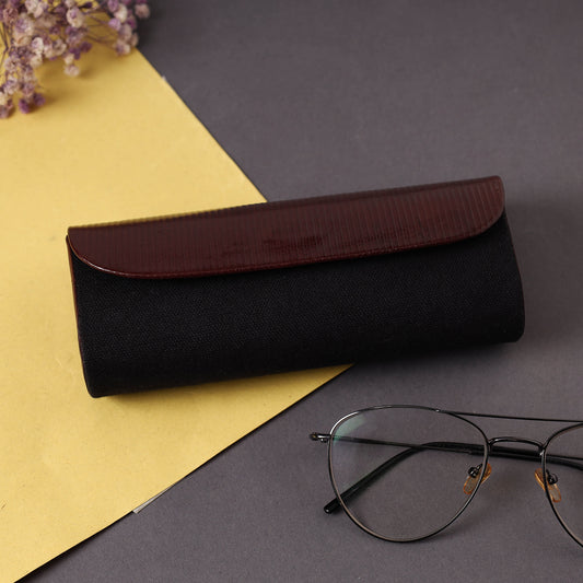 Handcrafted Canvas Cotton & Leather Spectacle Case