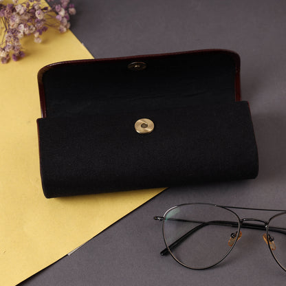 Handcrafted Canvas Cotton & Leather Spectacle Case
