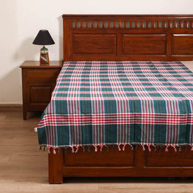 Handloom Cotton Single Bedsheet (90 x 60 in) 229