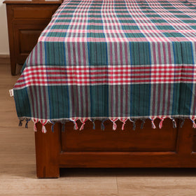 Handloom Cotton Single Bedsheet (90 x 60 in) 229