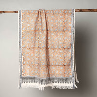 Block Printed Cotton Towel
