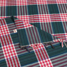 Handloom Cotton Single Bedsheet (90 x 60 in) 229