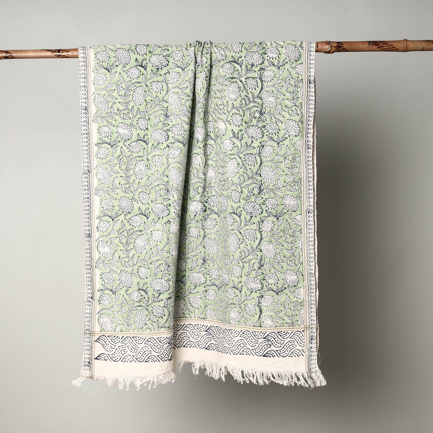 Block Printed Cotton Towel
