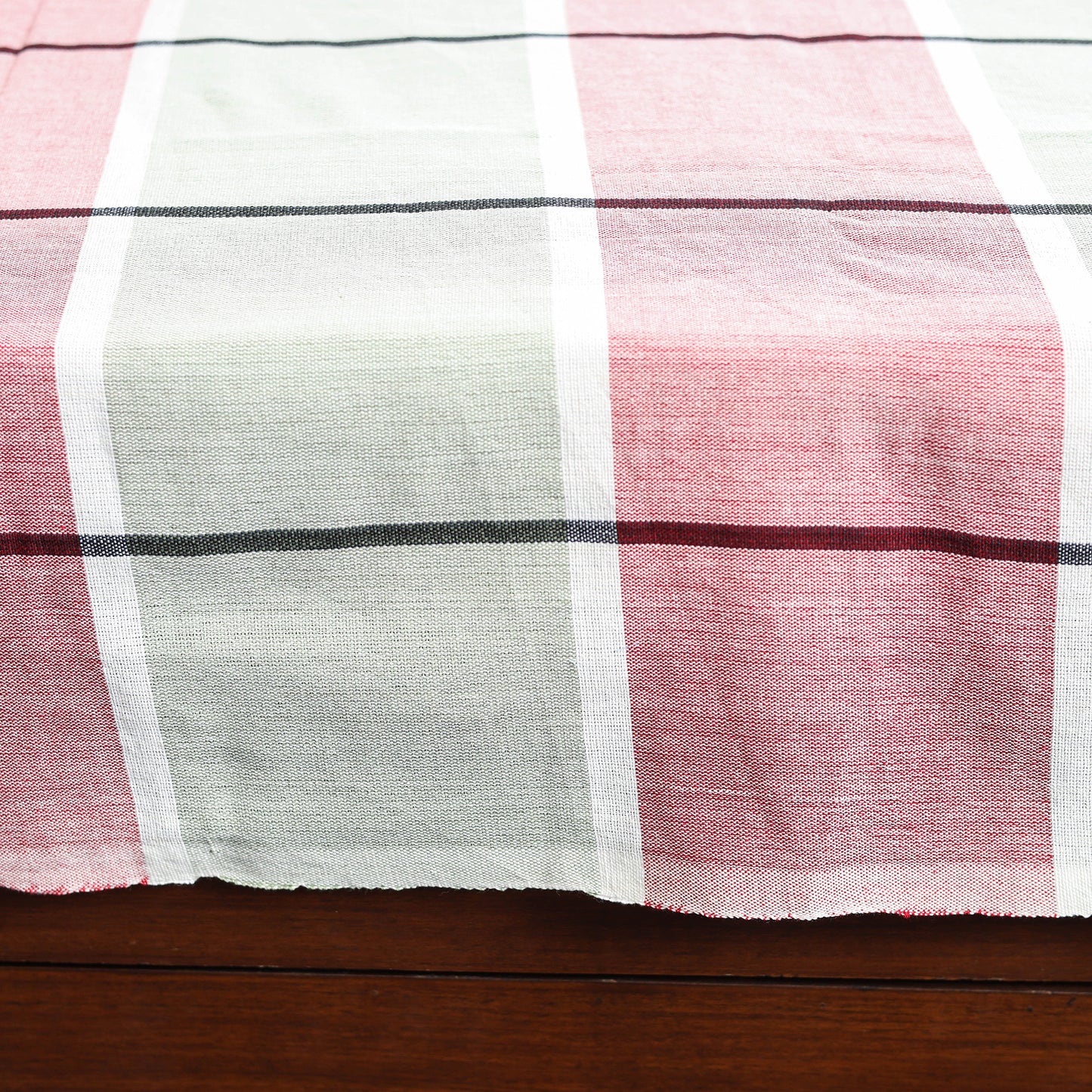 Multicolor - pure handloom double cotton bed sheet (93 x 90