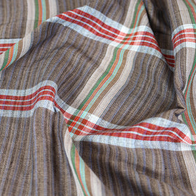  Brown Pure Handloom Double Cotton Bed Sheet