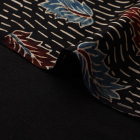 Ajrakh Hand Block Print Natural Dyed Modal Silk Fabric 67