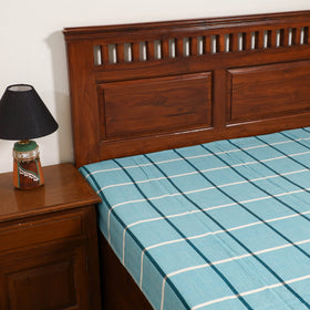 Handloom Cotton Single Bedsheet (90 x 60 in) 235