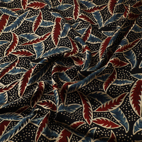 Ajrakh Hand Block Print Natural Dyed Modal Silk Fabric 72