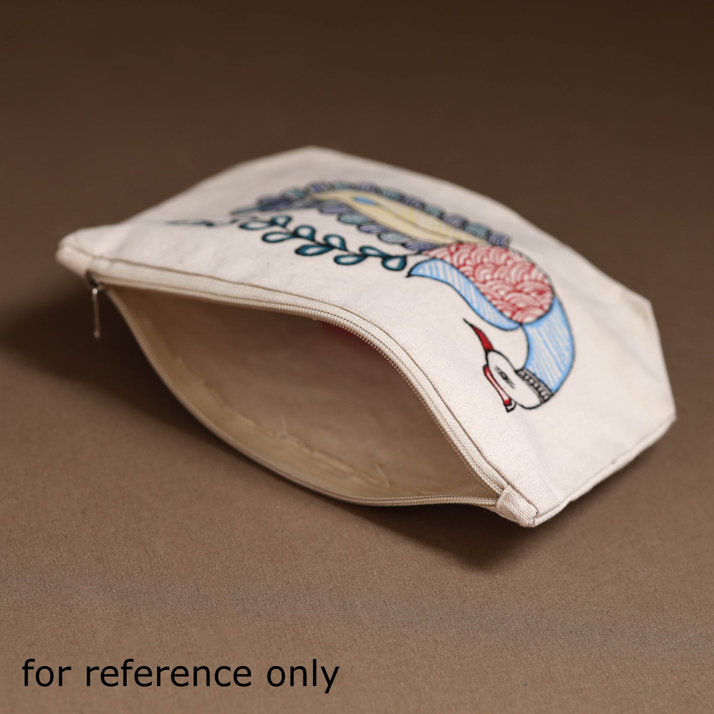 Madhubani Handpainted Utility Pouch 01