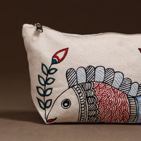 Madhubani Handpainted Utility Pouch 01