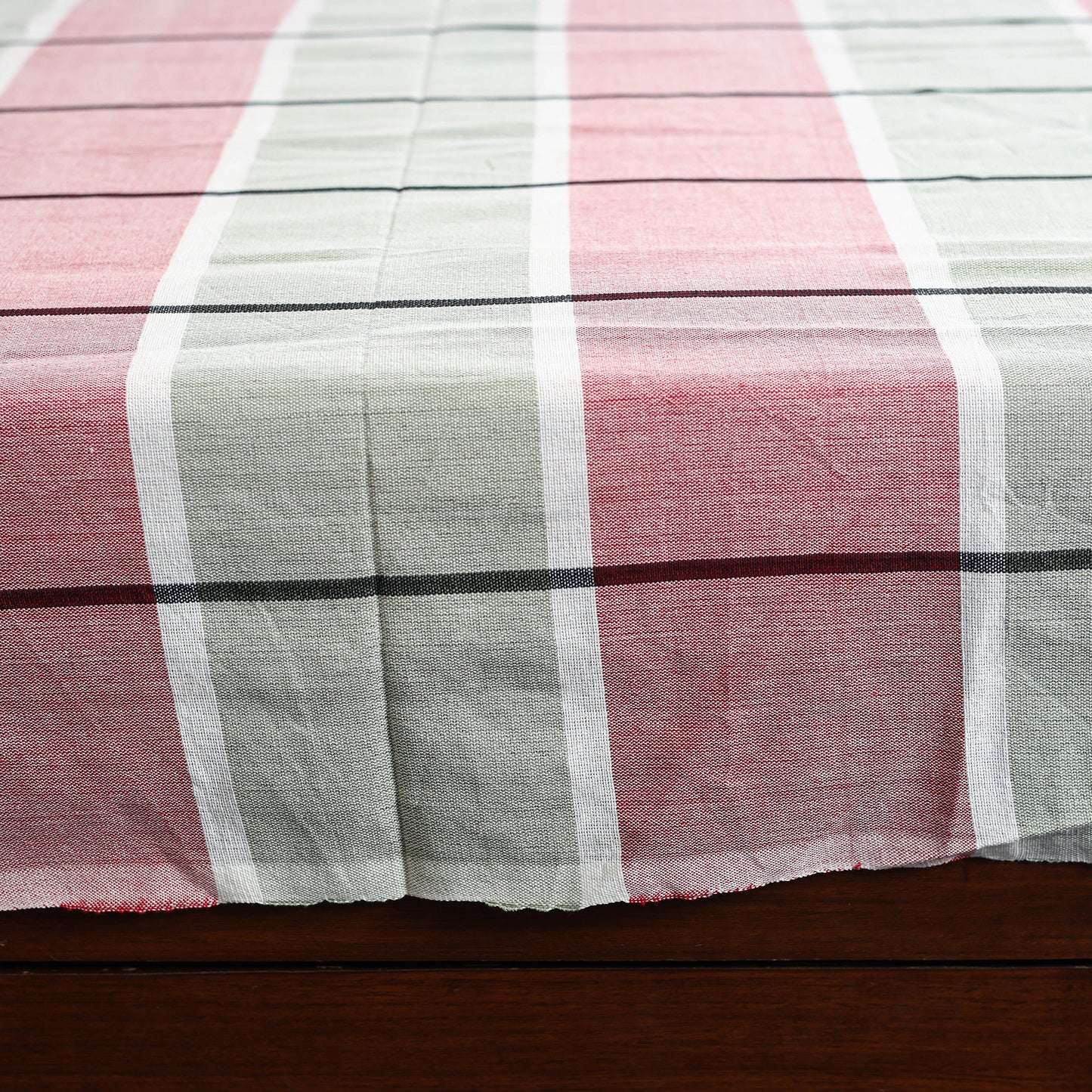 Buy Multicolor Pure Handloom Double Cotton Bed Sheet