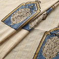 Hakoba Hand Block Ajrakh Print Natural Dyed Cotton Fabric 105