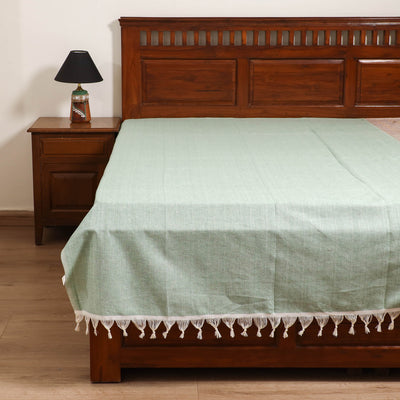 Handloom Cotton Single Bedsheet (90 x 60 in) 241