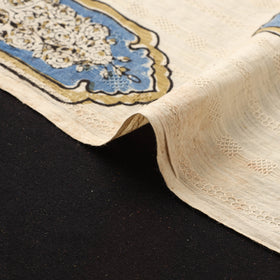 Hakoba Hand Block Ajrakh Print Natural Dyed Cotton Fabric 105