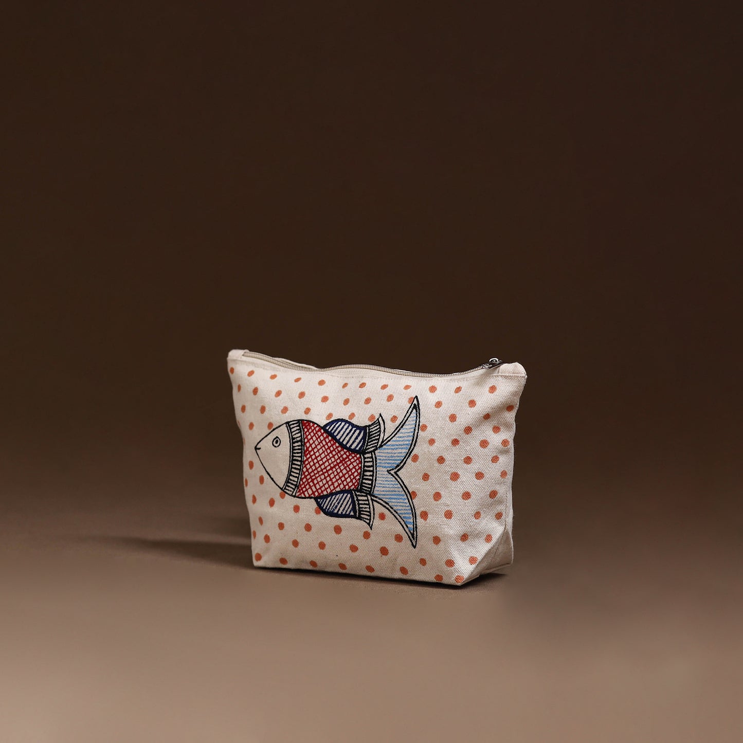 Madhubani Handpainted Utility Pouch 05