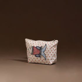 Madhubani Handpainted Utility Pouch 05