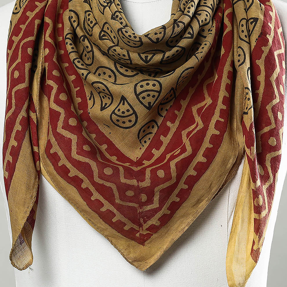 Block Printed Scarf
