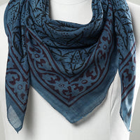 block printed scarf