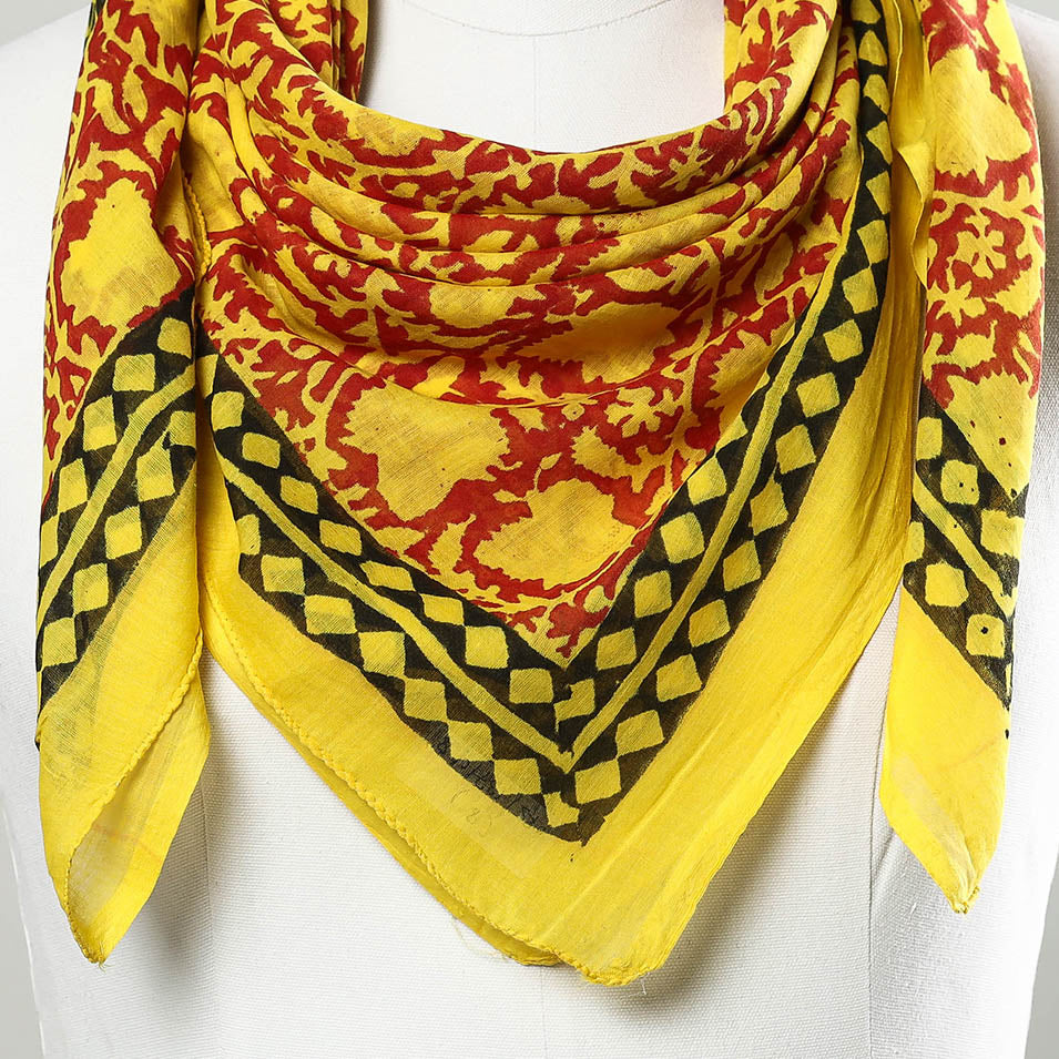 Bagru Cotton Scarf