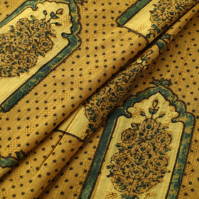 Hakoba Hand Block Ajrakh Print Natural Dyed Cotton Fabric 110