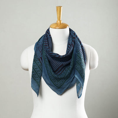 Block Printed Cotton Scarf
