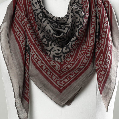 bagru cotton scarf