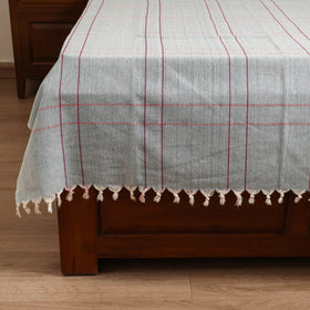 Handloom Cotton Single Bedsheet (90 x 60 in) 246
