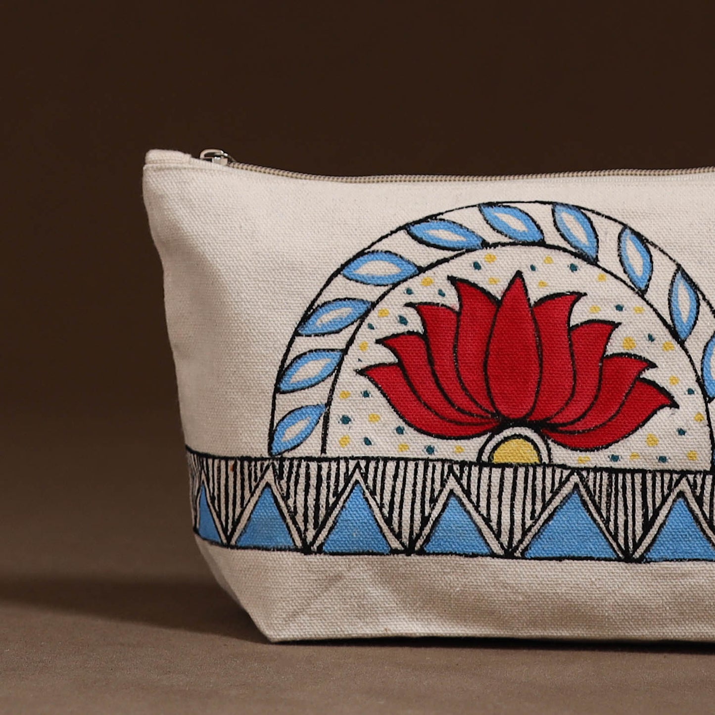 Madhubani Handpainted Utility Pouch 10