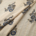 Hakoba Hand Block Ajrakh Print Natural Dyed Cotton Fabric 113
