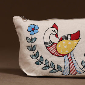 Madhubani Handpainted Utility Pouch 11