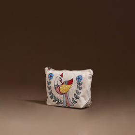 Madhubani Handpainted Utility Pouch 11