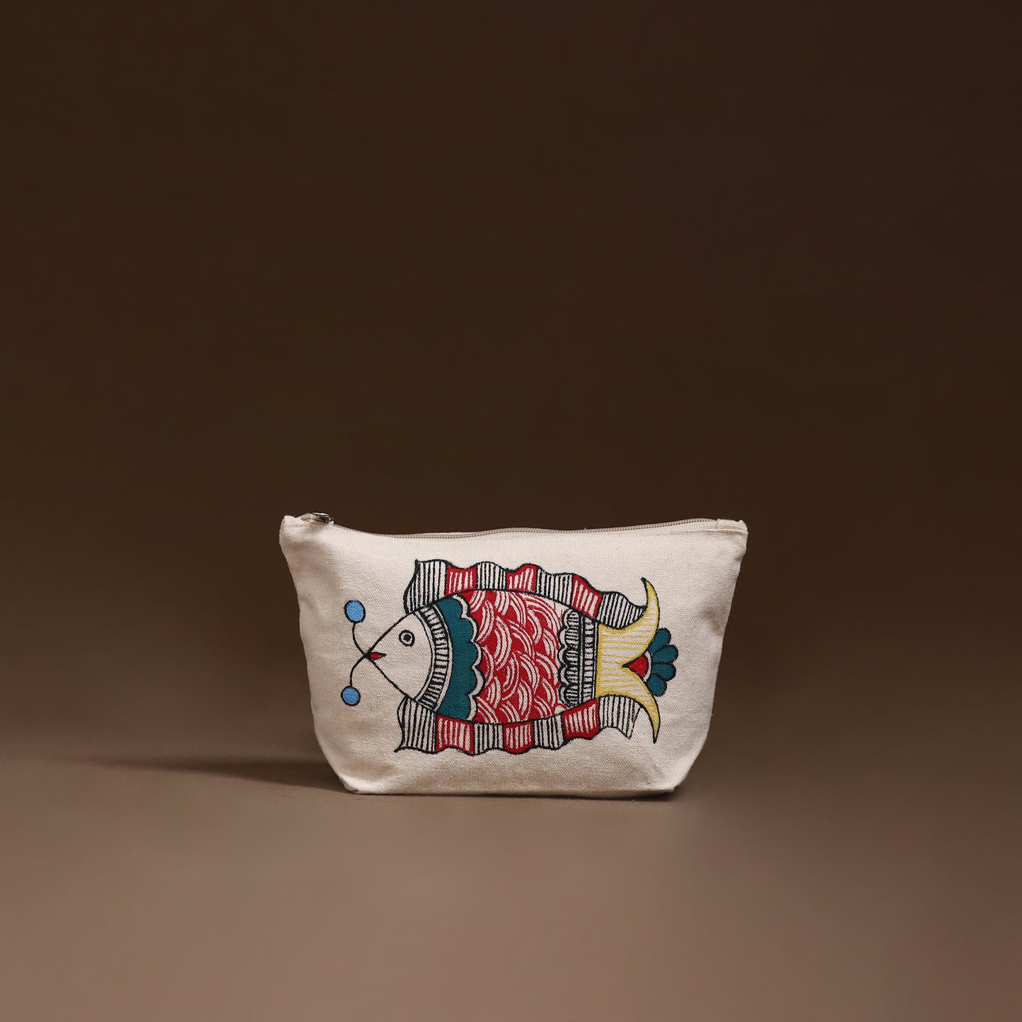 Madhubani Handpainted Utility Pouch 12