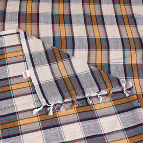 Handloom Cotton Single Bedsheet (90 x 60 in) 248