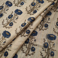 Hakoba Hand Block Ajrakh Print Natural Dyed Cotton Fabric 116