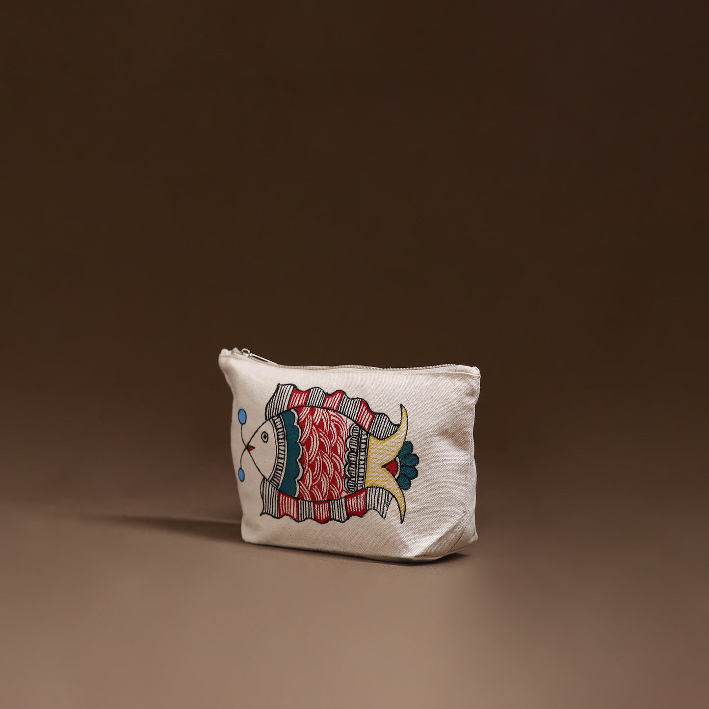 Madhubani Handpainted Utility Pouch 12
