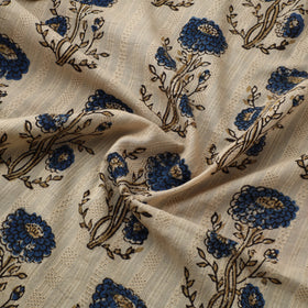 Hakoba Hand Block Ajrakh Print Natural Dyed Cotton Fabric 116