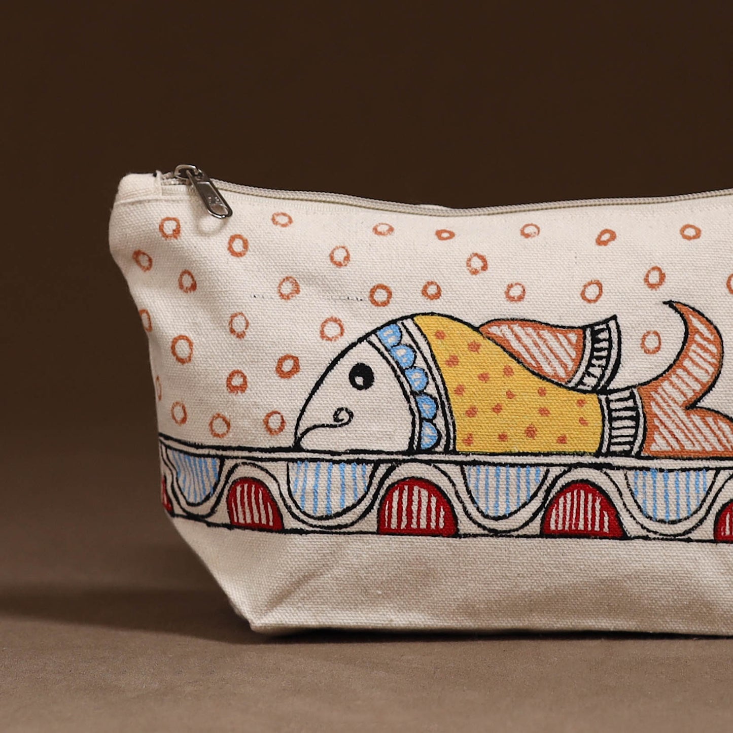 Madhubani Handpainted Utility Pouch 13