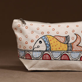 Madhubani Handpainted Utility Pouch 13